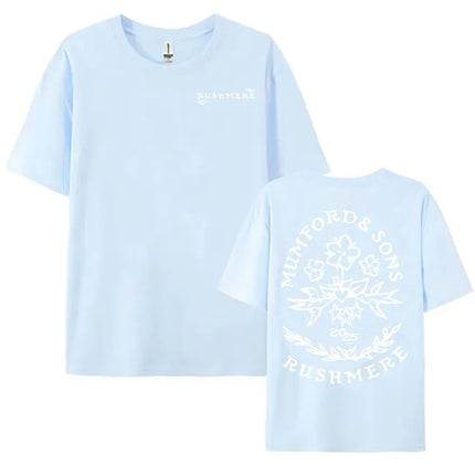 RUSHMERE Album 2025 Graphic T-shirt Folk Rock Band Mumford & Sons Printing Tshirts Cotton Men Women Summer T Shirts Hip Hop Tees