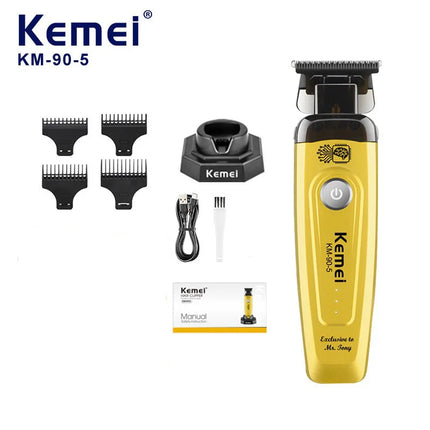 Kemei Professional Brushless Motor Hair Clippers 11500RPM Cordless Barber Electric Hair Trimmer DLC-Blade Hair Cutting Machine