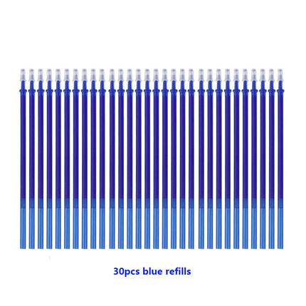 0.5mm Erasable Gel Pen Set Black Blue Red Ink Refill Rod Kawaii Pens Washable Handle School Office Supplies Writing Stationery
