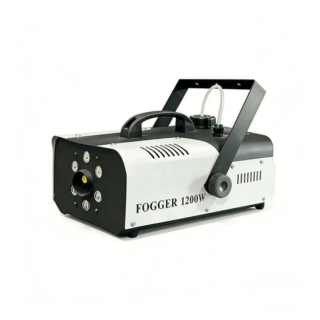 MINGLANG Heavy Smoke LED Fogger 1200W with Remote Control Multicolor Iron Construction for Stage Party AC110-220V 1 Year Warrant