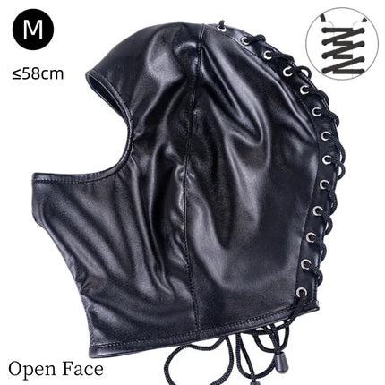 Adult Bold Open Cup Jumpsuit Sex Toy Kits with Unisex Forced Restraint Hood Mask for Couple Muscle Recovery Erotic Lingerie