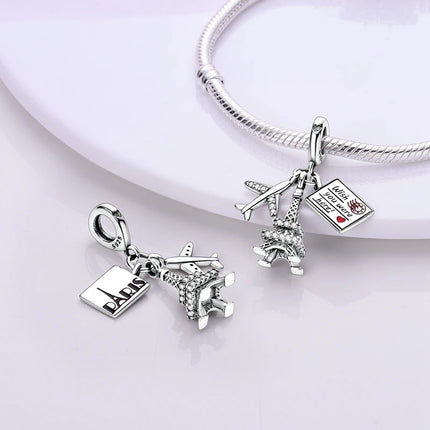 New 925 Sterling Silver Charms Bead Red Cherry Strawberry Love Heart Charm Fit Original Bracelet Pendant DIY Jewelry For Women