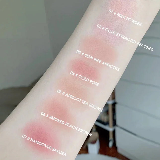 AimAnpu Monochrome Honey Powder Blusher High Gloss Natural Brightening Rouge Setting Cream