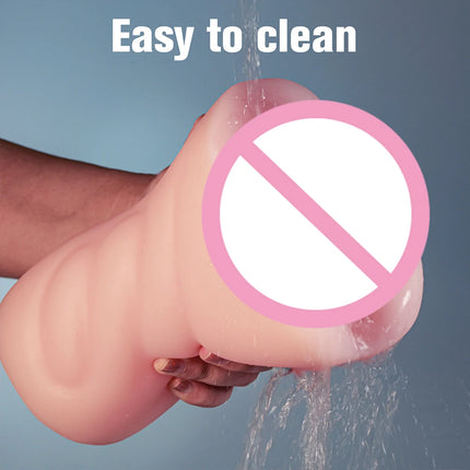 3 in 1 Pocket Pussy Male Masturbator Sex Toys for Men 3D Textured Sex Doll with Sexy Mouth Realistic Vagina Tight Anus Mens 18+