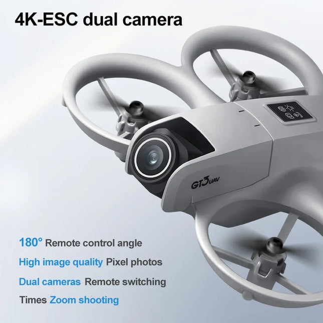 New cross-border GT3-mini drone aerial photography HD obstacle avoidance traverser dual camera light mini aircraft toy