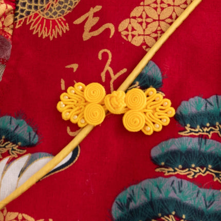 Baby Girl Dresses Summer Chinese Style Printed Cotton Girls Dresses Cute Hanfu Cheongsam Baby Clothing Baby Clothes Girl