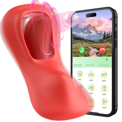APP Remote Control Vibrators Clitoral Butterfly Vibrator Rose Toy G Spot Dildo Vagina Stimulator with Tongue Licking Sex Machine