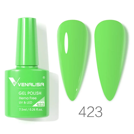 Venalisa VIP4 7.5ml Gel Nail Polish Hema Free Full Coverage Beautiful Semi Permanent Soak Off UV LED Gel Nail Polish Gel Lacquer