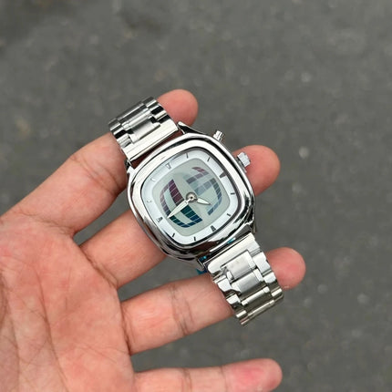Fashion Digital Display Dynamic Watch Vintage y2k Waterproof Quartz Wristwatch for men Square Shape Cool watches reloj hombre