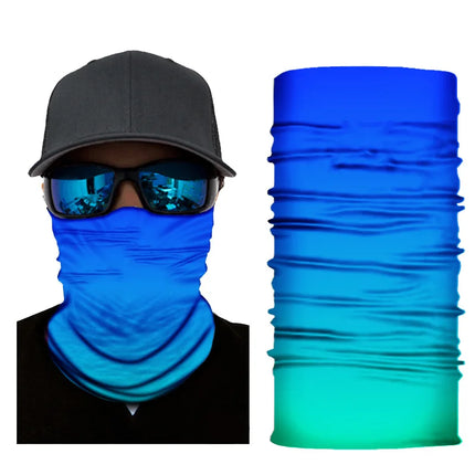 Gradient Magic Seamless Cycling Bandanas Men Balaclava Bycycle Fishing Mask Protection Half Face Shield Bicycle Bandage