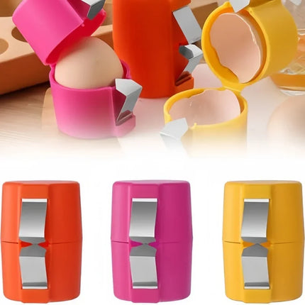 1PC Creative Egg Separator Tool Plastic Non-Stick Hand Eggs Breaker Multifunctional Convenient Baking Cooking Aid Kitchen Gadget