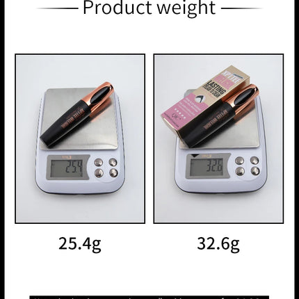 7D Fiber Mascara Set Waterproof Durable Curling Mascara Sweatproof Anti-smudge Slimming Base Mascara for all skin types