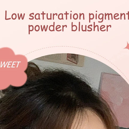 Monochrome Liquid Blusher Lightweight Color Rendering Natural Brighten Matte Rouge Blush Waterproof Facial Contouring Cosmetics