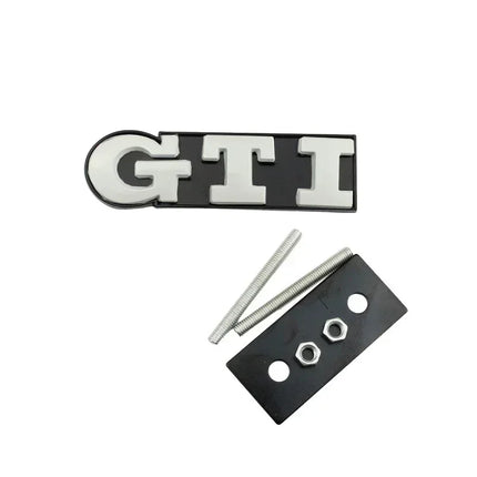 Metal Car Front Grille Emblem Badge for Volkswagen GTI Logo Polo Caddy Golf 4 5 6 8 Jetta Tiguan Touran Passat T-Roc MK3 MK4 MK5