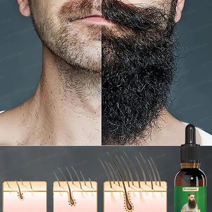 Beard growth essence. It helps your beard grow quickly, and is a must-have for mature men. It makes you look more manly and is e