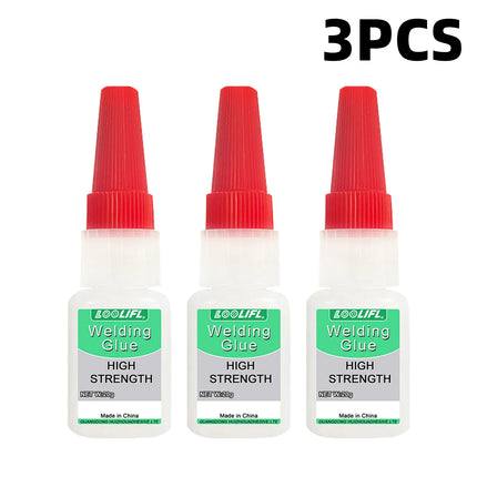 Loolifl 50g High-Strength Welding Glue, a Universal Super Adhesive Suitable for Resin, Ceramics, Metal, and Glass, Strong Instant Glue
