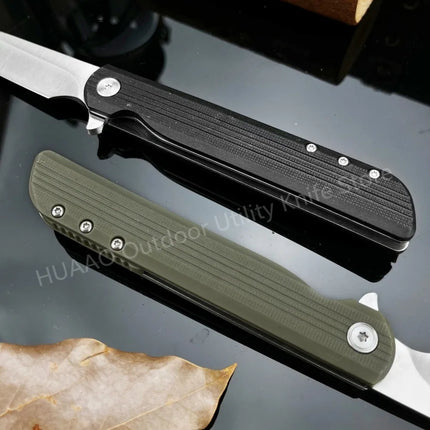 Hot 3810 Pocket Folding Knife 8CR13MOV Blade G10 Handle Portable Survival Knife Sharp Hiking Multipurpose Hunting Outdoor Knife