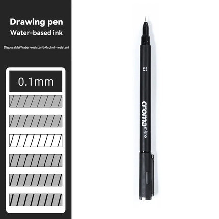 Micron Liner Fineliner Pen 0.05 0.03 0.1 0.5 Brush Tip Black Brown Fineliner Sketching Manga Drawing Pen Color Sketch Stationery