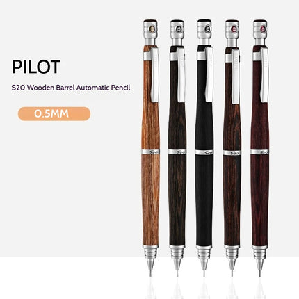 Japanese Pilot S20 Auto-Advance Mechanical Pencil,Premium Wood Body No Lead Breakage lapiseira profissional for drawing,writing