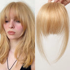 Golden Blonde / Blunt Bangs