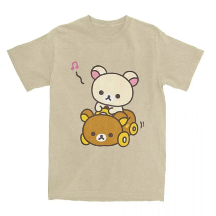 Round Neck Short Sleeve T-shirt for Men and Women with Car Hipster Style Summer Short Sleeve T Shirts Streetwear Women T Shirts