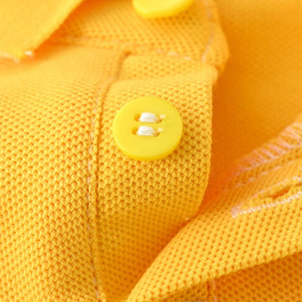Random 2-Piece Set Boys' Summer Back-to-School Season Uniform Solid Color Short Sleeve, Children's Fashion Collar Short Sleeve