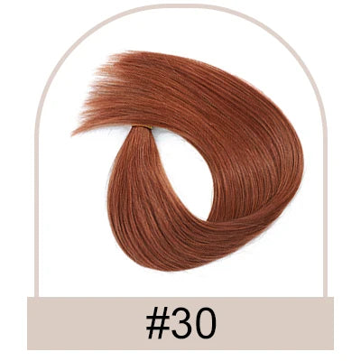 Straight Hair Extensions Addbeauty Flat Tip Natural Human Remy Hair Extension 0.8g/pc 1g/pc 50pcs 100% Brazilian Real Human Hair