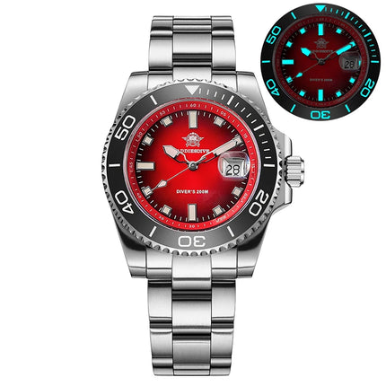 ADDIESDIVE Men's Watch Quartz Stainless Steel Diving Watch 200M Super Luminous Luxury Watch reloj hombre NEW Watch Reloj hombre