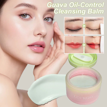 Guava Cleansing Balm,Refreshing Non-Irritating to Eyes, Potato Mud Texture,  Face Skin Care,Deep Cleanse Face Makeup Remover