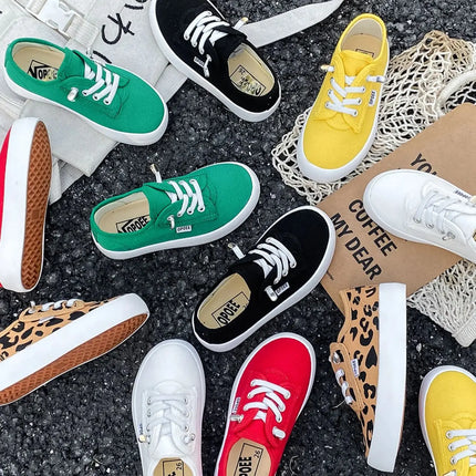 2188 Spring and Autumn Fashion Children's Low-Top Canvas Shoes Boys' and Girls' Slip-On Cloth Shoes Breathable Children's Shoes