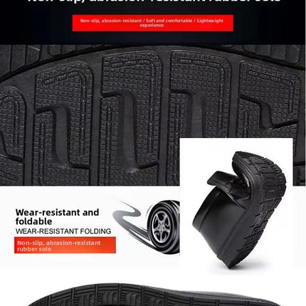 Men's Winter Thickened High-Top Cotton Shoes Warm Fleece Lined Leather Boots Anti-Slip Comfortable for Elderly And Dad
