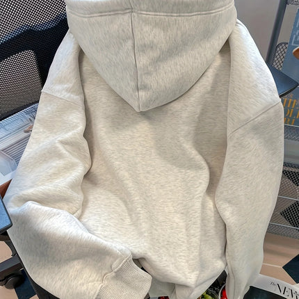 Bow Print Hooded Sweatshirt Women's Comfortable Loose Fit Sweatshirt Fashion Casual HipHop Sweatshirt Harajuku Unisex ﻿