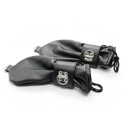 Padded PU Leather Gloves Mittens Slave Bondage Puppy Dog Paw Mitts Roleplay Lockable Adult Bondage Accessories BDSM Toys