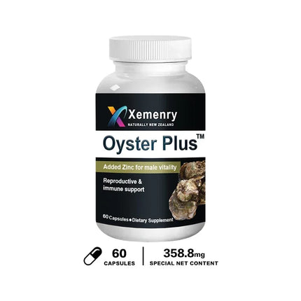Oyster Plus with Maca Root Capsules - for Women and Men To Support Hormone Balance, Mood, Energy and Well-being