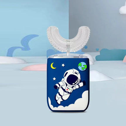 Automatic Children's Cartoon Electric Toothbrush U Type for Kids 360Degrees Sonic Toothbrush Rechargeable Smart Timer Waterproof