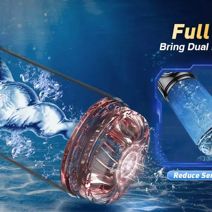 Telescopic Rotation Masturbator Cup Vagina Masturbation Blowjob Adults Sex Toys for Men Male Piston Automatic Mastubator