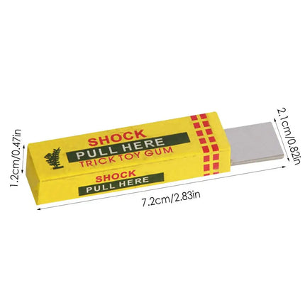 Electric Shock Joke Chewing Gum Magic Prank Toy for Street Jokes Chewing Gum Prank Toy Gift Gadget Stress Reliever Toys