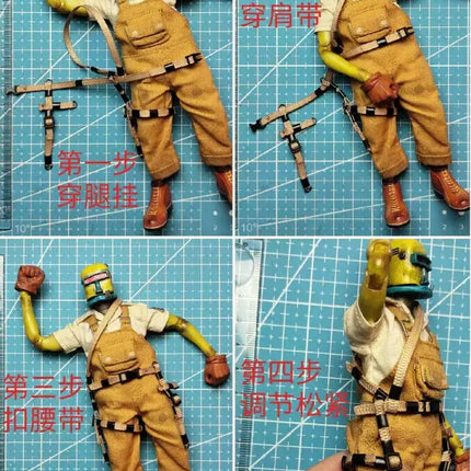 1/12 Scale  Straps Model for 6'' Figure
