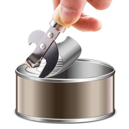 Stainless Steel Opener Portable Manual Lid Remover Multifunction Can Opener Utensil Gadgets For Jars Canisters Kitchen Accessory