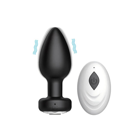 Soft Silicone Anal Plug Mini Erotic Bullet Vibrator Butt Plug Sex Toy for Men Women Gay Couples Anal Prostate Stimulator