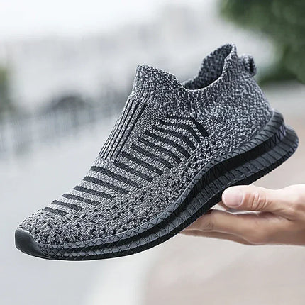Men's Running Sneakers Breathable Outdoor Sport Lightweight Male Walking Shoes Anti-Slip Sneakers Slip On Flats Vulcanized Shoes