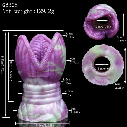 SXXY Fur Dog Pussy Masturbation Cup Silicone Realistic Vaginal Dual Channel Male Masturbation Fantasy Animal Adult Sex Toy