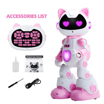 Remote‑Controlled Walking Dancing Robot Toy, LED Light Rechargeable Play Toy for Teen Boys Holiday Gifts
