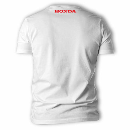 Honda Men's and Women's T-shirt Summer Y2k Tee Honda Racing Car High-end Short-sleeved Spring and Autumn Motorcycle Cycling Top