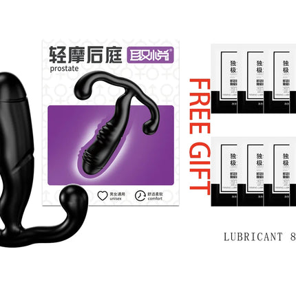 Men Adult Masturbator Prostate Massager Stimulate  Soft Silicone Anal Plug G spot Stimulator For Men Woman Couple Gay Sex Toy18+
