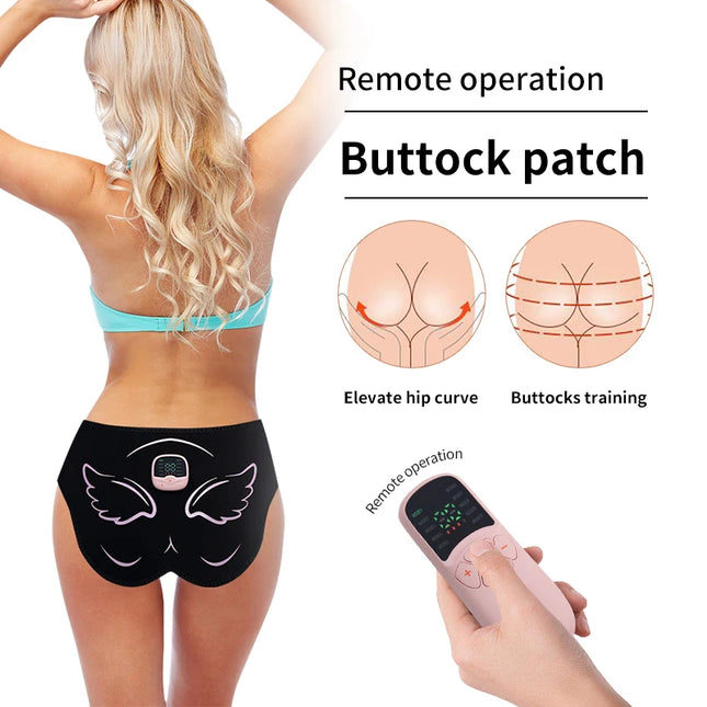 EMS Hip & Butt Toning Device - Professional Glute Lift Massager for Women Fitness Training and Body Contouring at Home