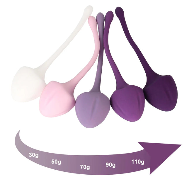 Vaginal Tightening Exercise Clitoris Stimulator Kegel Ball No Vibrator Machine Erotic Sex Toy for Women Vaginal Geisha Ball 5Pcs/Set