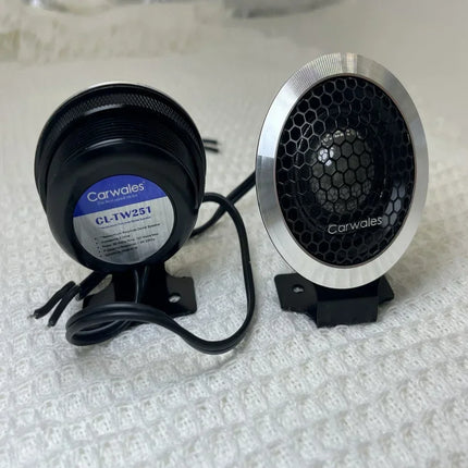 Aluminum Shell Car Universal Modified Audio Wire Ball Tweeter 120W HIFI Stereo Speaker Tweeter Is Easy To Install.