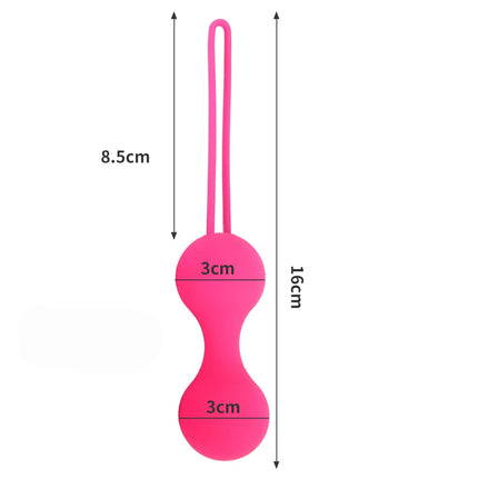 1/2 Bead Vaginal Balls Vibrators for Women Silicone Kegel Balls Vagina Training Tighten Exercise Ben Wa Ball Sex Toys for Womans