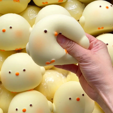 Cute Giant Chick Squishy Toy Slow Rising Stress Relief Sensory Fidget Toy for  Adults Anxiety ADHD Squishy Squeeze Toy